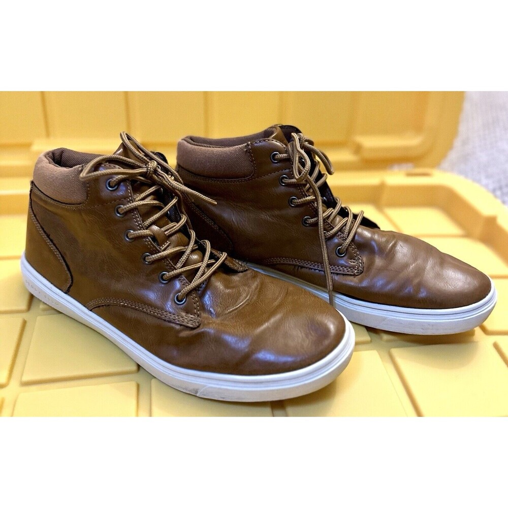 Perry Ellis Men’s Leather Boots Size 11